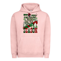 Pigment Salmon tis the season skeleton snowboard Urban Hoodie - FaDigitalArtStudio