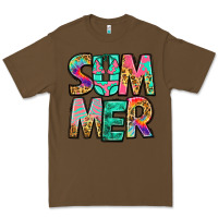 Cacao summer leopard tie dye Premium Tee - Jasminsmagicworld