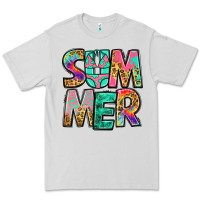 Dove Grey summer leopard tie dye Premium Tee - Jasminsmagicworld