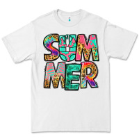 White summer leopard tie dye Premium Tee - Jasminsmagicworld