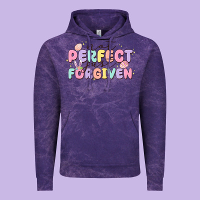 Not Perfect Just Forgiven Vintage Hoodie Designed By Maliassmallbusiness