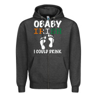 Charcoal Heather O' Baby Irish I Could Drink Zipper Hoodie - Bettercallsaul