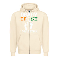 Sandshell O' Baby Irish I Could Drink Zipper Hoodie - Bettercallsaul