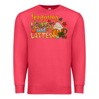 Cardinal leaves and lattes Premium Sweatshirt - CowGirlArtShop