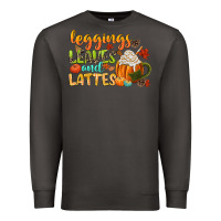 Smoke leaves and lattes Premium Sweatshirt - CowGirlArtShop