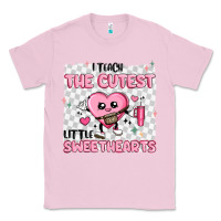 Bubblegum Pink i teach the cutest little sweethearts Classic Tee - MaliasSmallBusiness