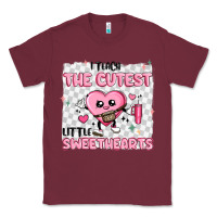 Burgundy i teach the cutest little sweethearts Classic Tee - MaliasSmallBusiness