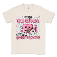 Natural i teach the cutest little sweethearts Classic Tee - MaliasSmallBusiness
