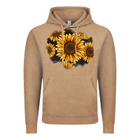 Vintage Coffee sunflower patch Vintage Hoodie - Jasminsmagicworld