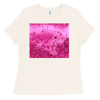 Bone pink glitter Ladies Tee - JahusDesignShop
