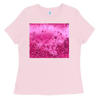 Bubblegum Pink pink glitter Ladies Tee - JahusDesignShop