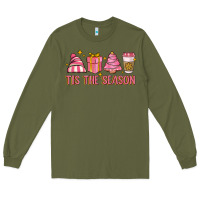 Army Green tis the season Long Sleeve Tee - MaliasSmallBusiness