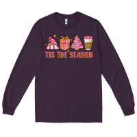 Plum tis the season Long Sleeve Tee - MaliasSmallBusiness