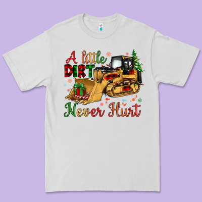 Christmas A Little Dirt Never Hurt Premium Tee Designed By Artiststas