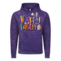 Cloud Purple happy easter Vintage Hoodie - MaliasSmallBusiness