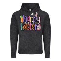 Vintage Black happy easter Vintage Hoodie - MaliasSmallBusiness