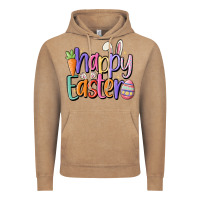 Vintage Coffee happy easter Vintage Hoodie - MaliasSmallBusiness