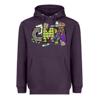 Plum cma mardi gras certified medical assistant Heavyweight Hoodie - CowGirlArtShop