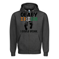 Charcoal Heather O' Baby Irish I Could Drink Zipper Hoodie - Bettercallsaul