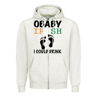 Oatmeal Heather O' Baby Irish I Could Drink Zipper Hoodie - Bettercallsaul