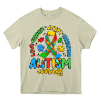 Mossy love support accept understand autism awareness Heavy Core Tee - Artiststas