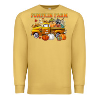 Antique Gold pumpkin farm Premium Sweatshirt - CowGirlArtShop