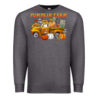 Charcoal Heather pumpkin farm Premium Sweatshirt - CowGirlArtShop