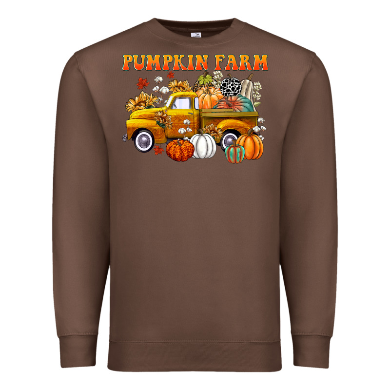Pumpkin Farm Premium Sweatshirt by CowGirlArtShop | Teevron