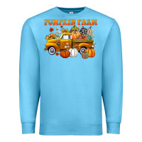 Ocean Blue pumpkin farm Premium Sweatshirt - CowGirlArtShop