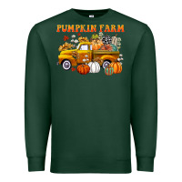 Sports Green pumpkin farm Premium Sweatshirt - CowGirlArtShop