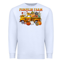 White pumpkin farm Premium Sweatshirt - CowGirlArtShop