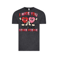 Vintage Black i hate you less than other people Vintage Tee - MaliasSmallBusiness