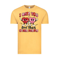 Vintage Mustard i hate you less than other people Vintage Tee - MaliasSmallBusiness