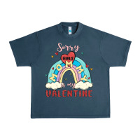 Midnight Navy sorry girls mommy is valentine Urban Heavy Tee - MaliasSmallBusiness