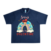 Navy sorry girls mommy is valentine Urban Heavy Tee - MaliasSmallBusiness