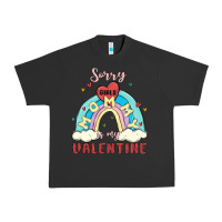 Pigment Black sorry girls mommy is valentine Urban Heavy Tee - MaliasSmallBusiness