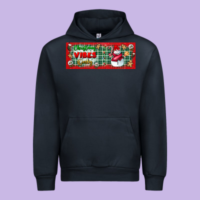 Christmas Vibes Only Urban Hoodie Designed By Bundleandbundleshop