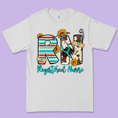 Rn Registered Nurse Premium Tee Designed By Artiststas