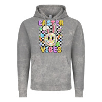 Easter Vibes Smiley Face Vintage Hoodie | Teevron