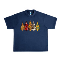 Navy leopard christmas trees Urban Heavy Tee - AdoDesignShop