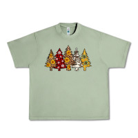Oil Green leopard christmas trees Urban Heavy Tee - AdoDesignShop