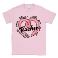 Bubblegum Pink valentine's day pencil heart teacher quotes Classic Tee - MaliasSmallBusiness