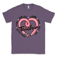 Lavender valentine's day pencil heart teacher quotes Classic Tee - MaliasSmallBusiness