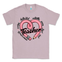 Lilac valentine's day pencil heart teacher quotes Classic Tee - MaliasSmallBusiness