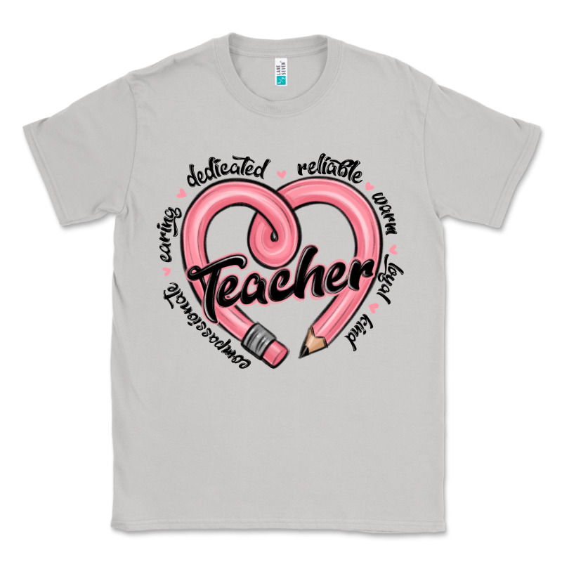 Valentine's Day Pencil Heart Teacher Quotes Classic Tee by MaliasSmallBusiness | Teevron