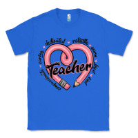 True Royal valentine's day pencil heart teacher quotes Classic Tee - MaliasSmallBusiness