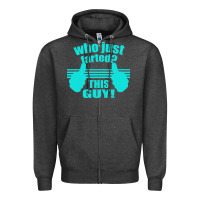 Charcoal Heather Who Just Farted This Guy Zipper Hoodie - Bettercallsaul