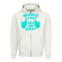 Oatmeal Heather Who Just Farted This Guy Zipper Hoodie - Bettercallsaul