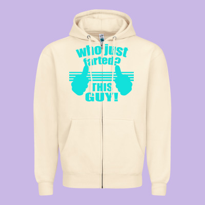Who Just Farted This Guy Zipper Hoodie Designed By Bettercallsaul