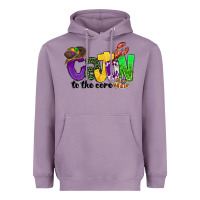 Cajun To The Core Mardi Gras Heavyweight Hoodie | Teevron